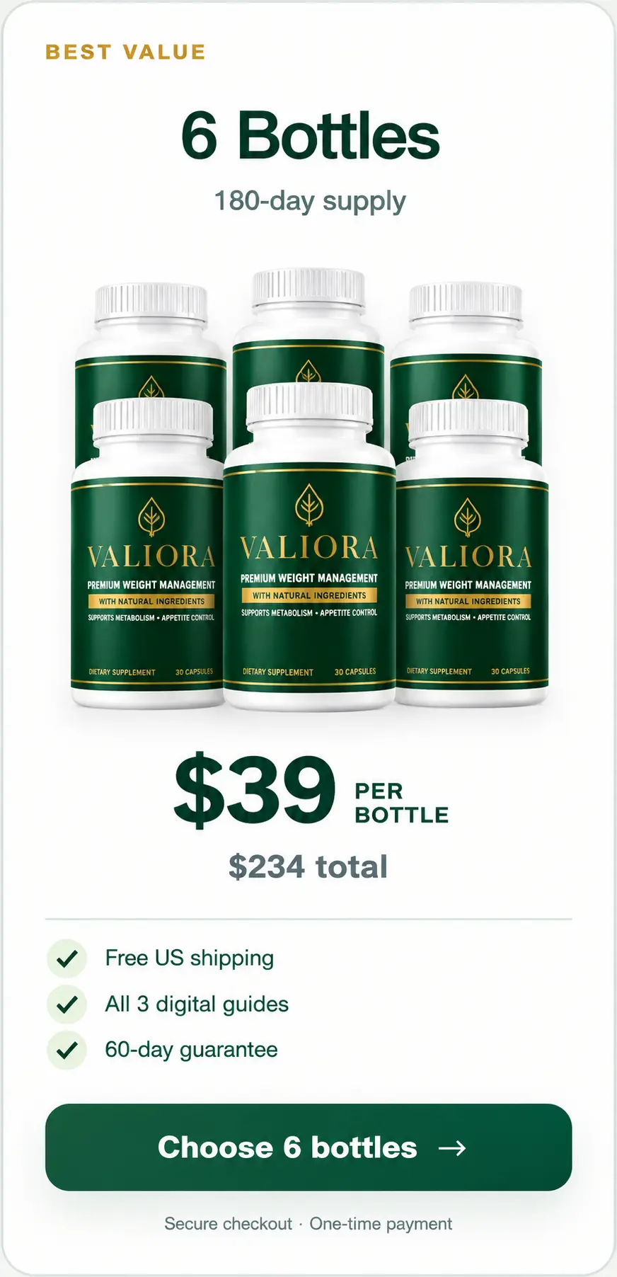 Buy Valiora 3 Bottle