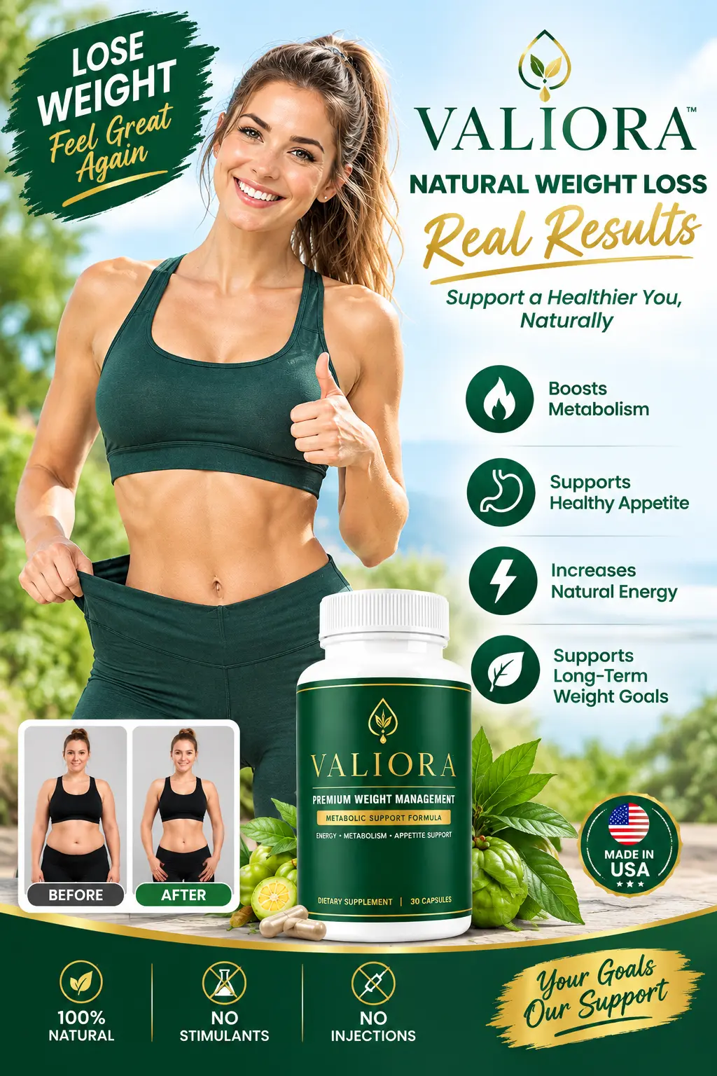 Valiora Supplement Bottle